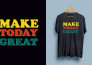 make high quality typography merch by amazon t shirt design
